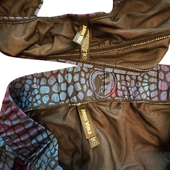 Torrid Jurassic World Dominion 2-Piece Swim Set 3X Shorts Bra Blue Multi Plus - Picture 8 of 12